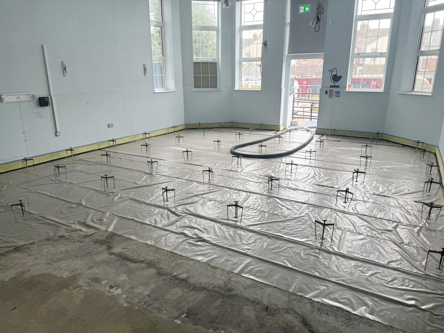 Commercial Floor Screeding